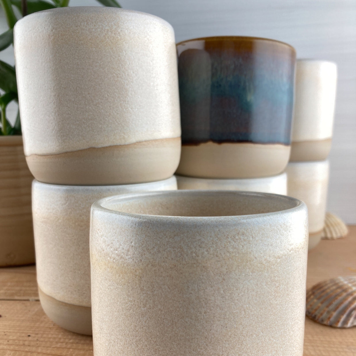 Ceramic mug Caramel 250 ml - handmade and dishwasher safe