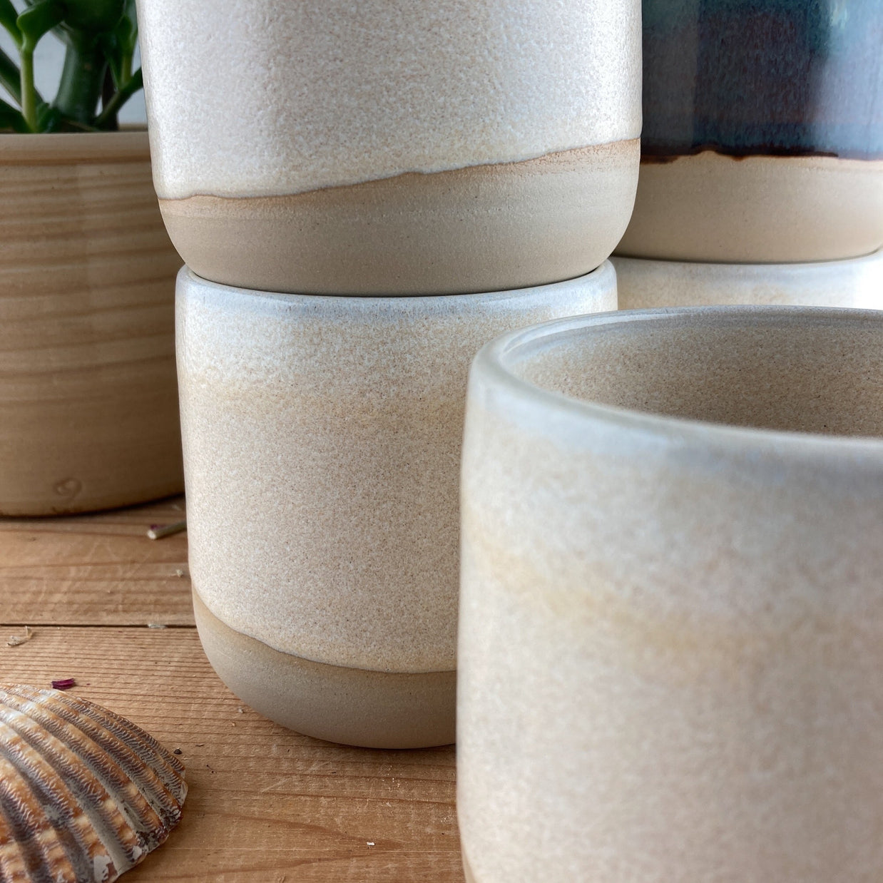 Ceramic mug Caramel 250 ml - handmade and dishwasher safe