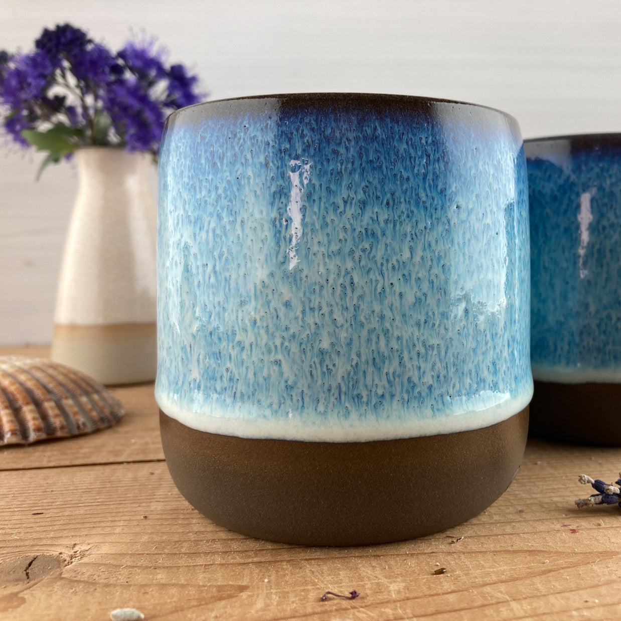 Ceramic mug Arctic Ice 250 ml - handmade and dishwasher safe