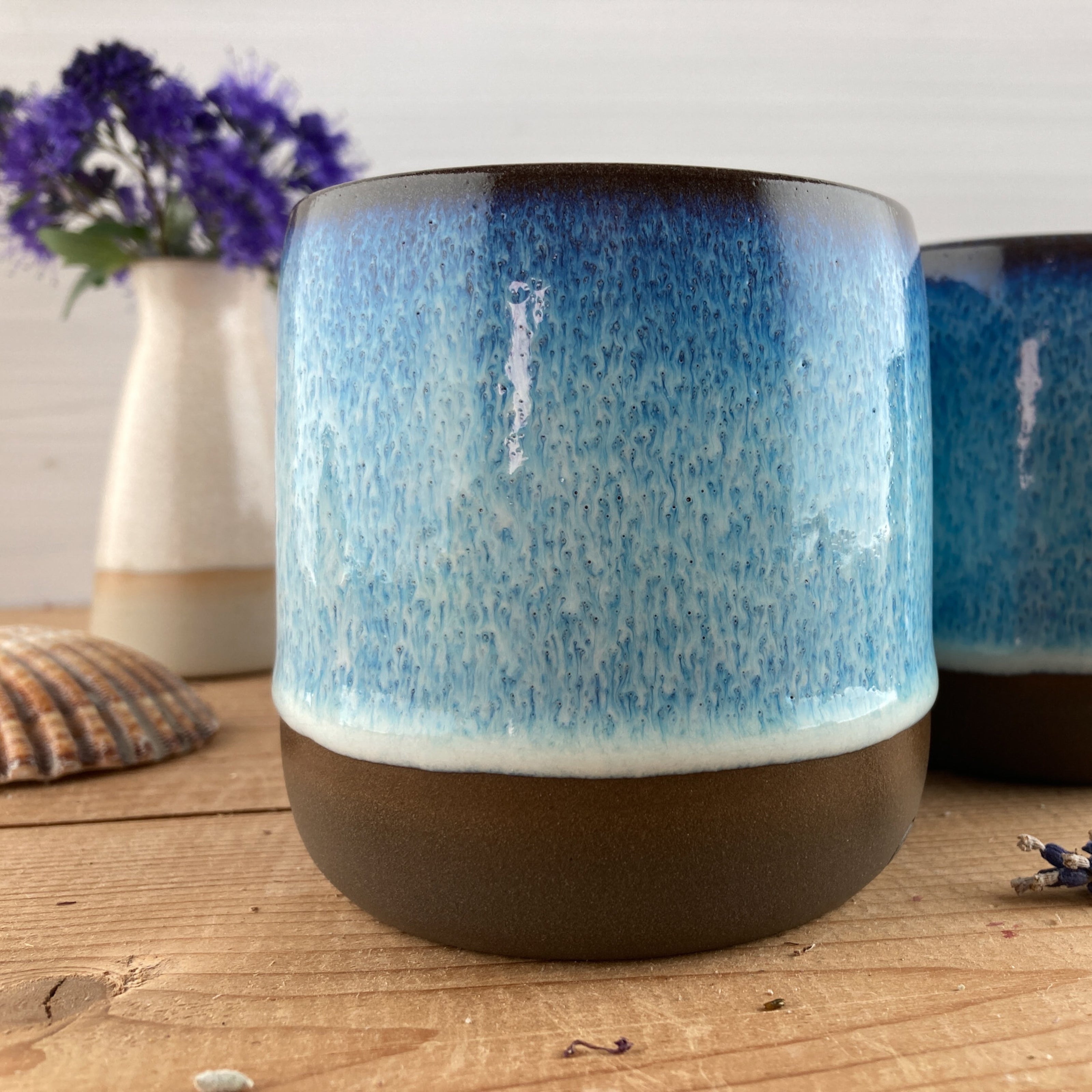 Ceramic mug Arctic Ice 250 ml - handmade and dishwasher safe