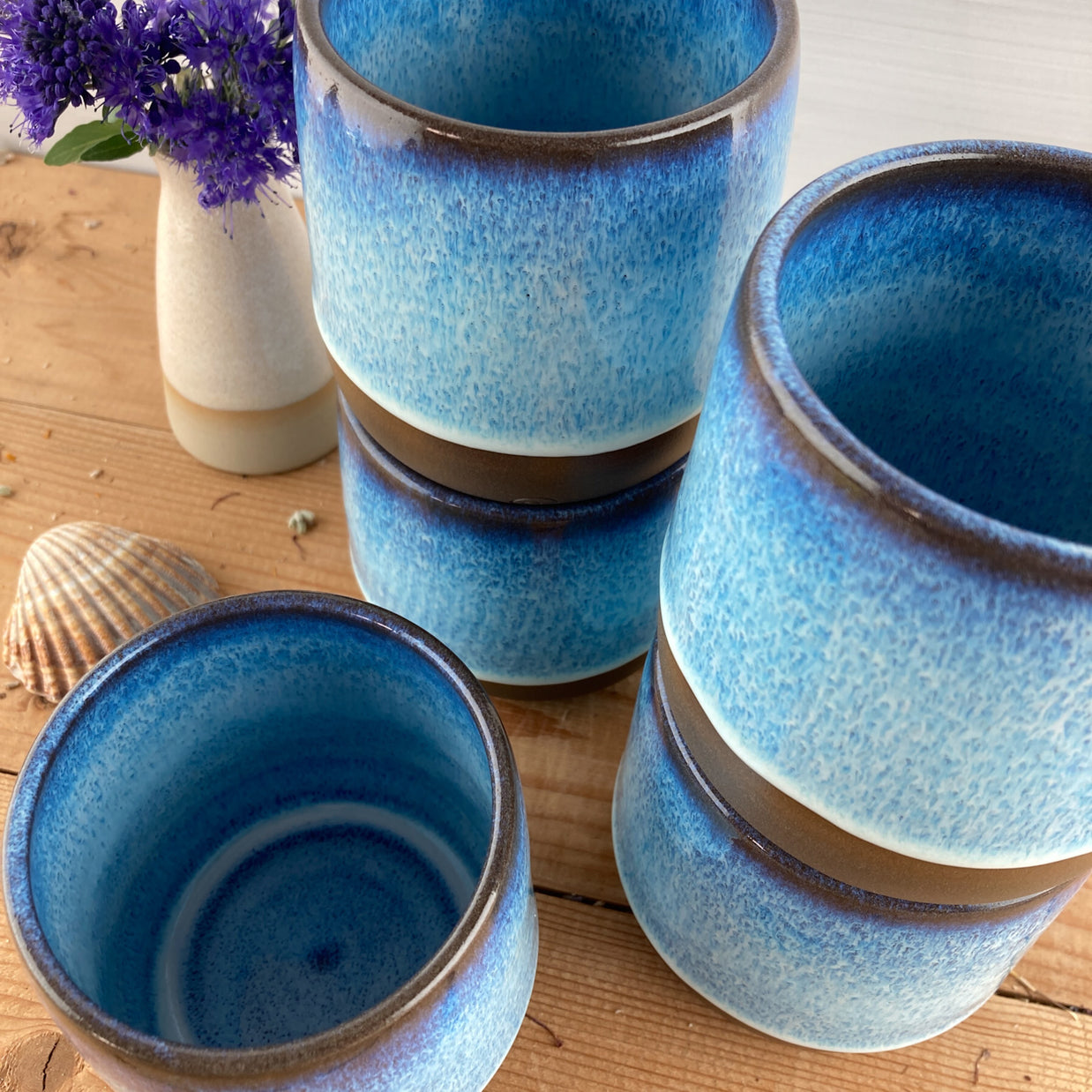 Ceramic mug Arctic Ice 250 ml - handmade and dishwasher safe