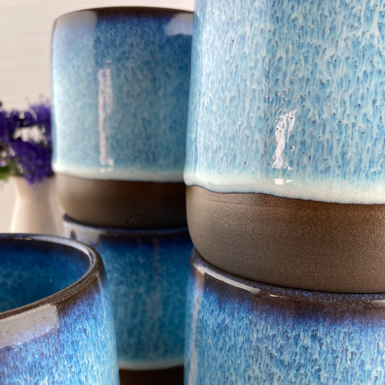 Ceramic mug Arctic Ice 250 ml - handmade and dishwasher safe