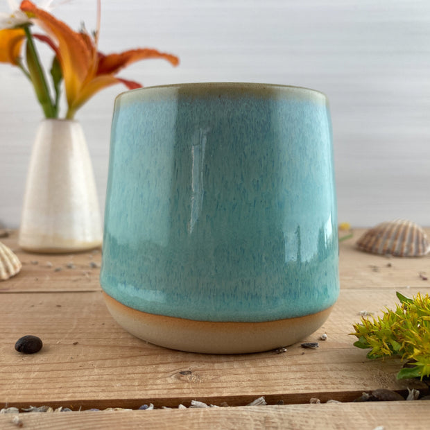 Mug en céramique Caraïbes 250 ml - fait main et lavable au lave-vaisselle