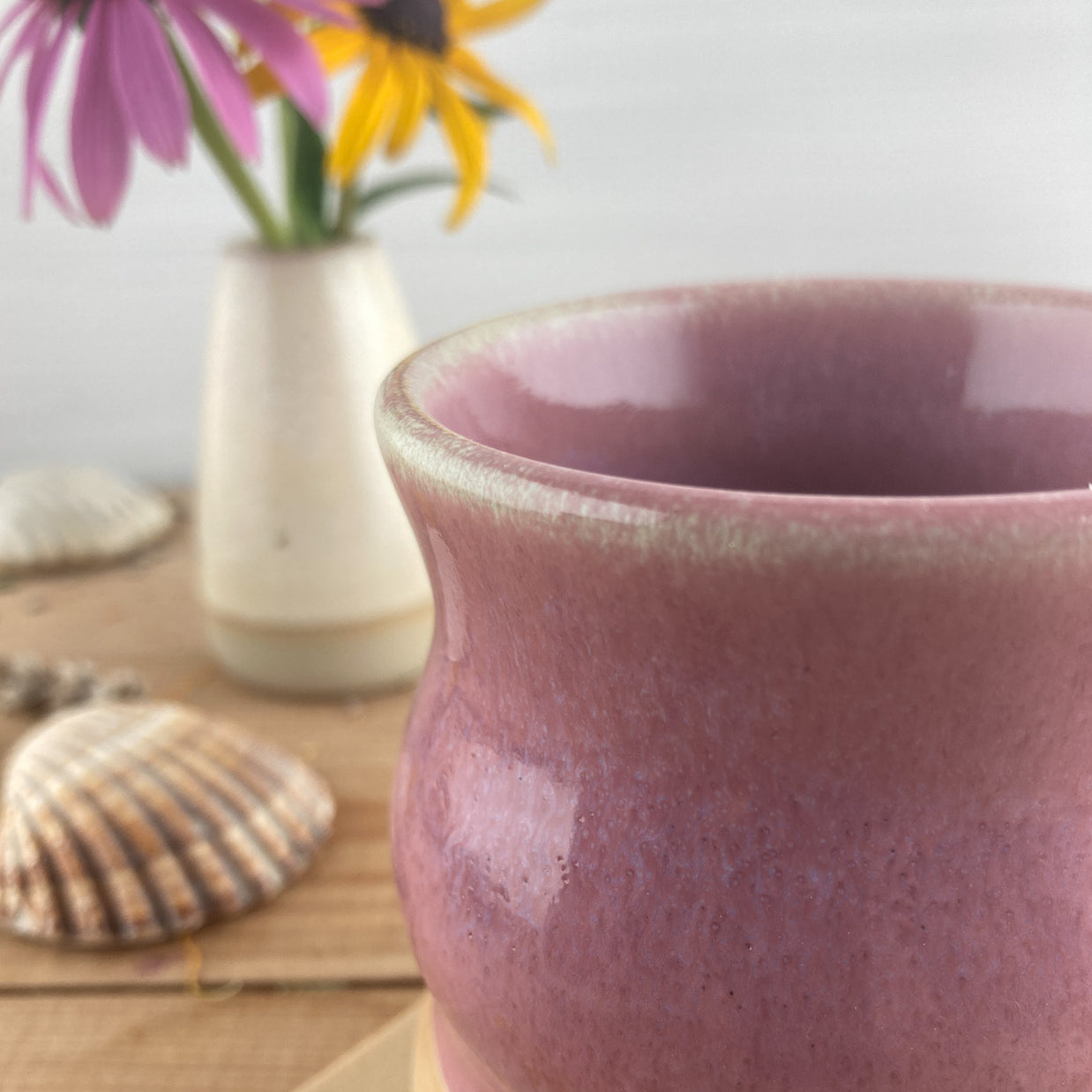 Becher Raspberry gewellt