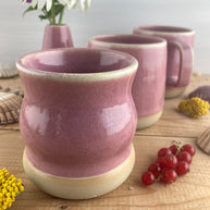 Becher Raspberry gewellt